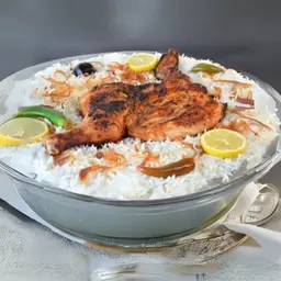 Chicken on Charcoal with Rice